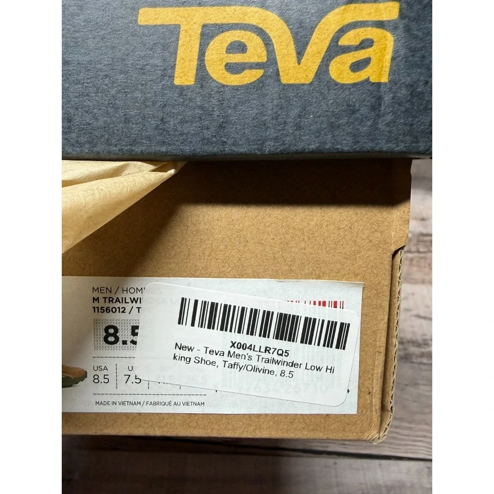 Teva MEn Trailwinder Low Hiking Shoes‎ Brown Green Size 8.5